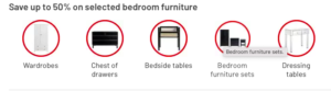 Save up to 50% on  furniture @ ARGOS